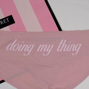 nwt victoria's secret no show seamless hipster hiphugger tanga doing my thing